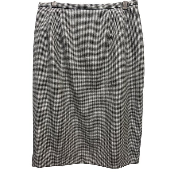 Harvé Benard Gray Houndstooth Skirt Suit Set - Picture 6 of 10